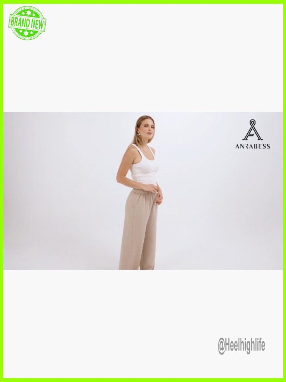 Wide Leg Palazzo Pants 2026 Summer Casual Loose Elastic High Waisted Flowy - Picture 7 of 7